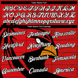 Custom Red White-Black Animal Cardinal Mascot Performance T-Shirt