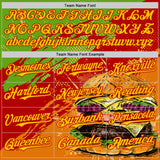 Custom Aurora Green Yellow-Red Foodie Fast Food Burger Authentic Baseball Jersey