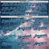 Custom Blue Navy Light Pink-Ice Blue Galaxy Star Nebula Authentic Baseball Jersey