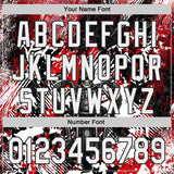Custom Red White-Black 3D Pattern Design Motorcycle Motocross Skull Authentic Baseball Jersey