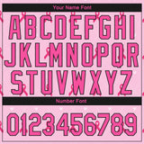 Custom Pink Black 3D Pink Ribbon Breast Cancer Awareness Month Women Health Care Support Authentic Baseball Jersey