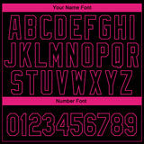 Custom Black Hot Pink 3D Pink Ribbon Breast Cancer Awareness Month Women Health Care Support Authentic Baseball Jersey