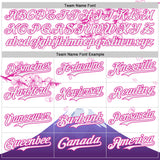 Custom White-Deep Pink Cherry Blossoms Sakura Mount Fuji Authentic Baseball Jersey