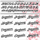 Custom White-Black Cherry Blossoms Sakura Authentic Baseball Jersey