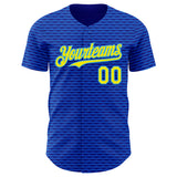 Custom Blue Light Yellow-Sky Blue Brazil Style Authentic Baseball Jersey