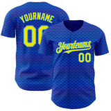 Custom Blue Light Yellow-Sky Blue Brazil Style Authentic Baseball Jersey