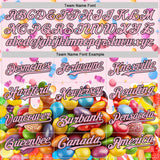 Custom Light Pink-Black Candy Ice Cream Sweet Sugar Authentic Baseball Jersey