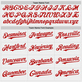 Custom White Royal-Red Two Tone USA Flag Sleeves Stars and Stripes Authentic Baseball Jersey