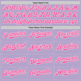Custom Light Purple Pink-White Ice Cream Waffle Foodie Dessert Authentic Baseball Jersey