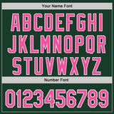 Custom Green Pink-White Ice Cream Waffle Foodie Dessert Authentic Baseball Jersey