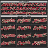 Custom Black Crimson-City Cream Fluid Wave Splatter Gradient Authentic Baseball Jersey