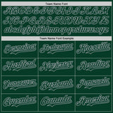 Custom Green Cream-Gray Fluid Wave Splatter Gradient Authentic Baseball Jersey