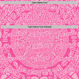 Custom Pink-White Tribal Ethnic Aztec Sun Stone 3D Pattern Performance T-Shirt