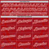 Custom Red-White Tribal Ethnic Aztec Sun Stone 3D Pattern Performance T-Shirt