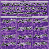 Custom Purple Black Medium Purple-White Geometric Cyber Starburst Authentic Baseball Jersey