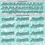 Custom Ice Blue White-Black Geometric Cyber Starburst Authentic Baseball Jersey