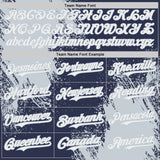 Custom Navy White-Silver Abstract Brush Stroke Authentic Baseball Jersey
