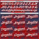 Custom Navy White-Red Flames Skull Authentic Baseball Jersey