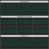 Custom Black Kelly Green-Royal Authentic Abstract Shattered Paint Splatter Football Jersey