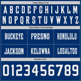 Custom US Navy Blue-White Authentic Fluid Scratch Waves Football Jersey