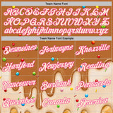 Custom Chocolate Brown Cream-Pink Ice Cream Waffle Foodie Dessert Performance T-Shirt