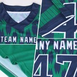 Custom Black Gold-White Authentic Geometric Pixel Grid Fade Football Jersey