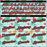 Custom Green Medium Pink-Black 3D Pattern Design Summer Holiday Fruit And Ice Cream Performance T-Shirt