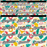 Custom White Black 3D Pattern Design Summer Holiday Flower And Fruit Performance T-Shirt