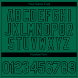 Custom Kelly Green Black 3D Skull Fashion Performance T-Shirt