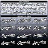 Custom Gray White-Black 3D Pattern Design Gradient Square Shape Authentic Baseball Jersey
