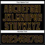 Custom Black Gold 3D Pattern Design Diagonal Stripes Authentic Baseball Jersey