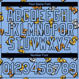 Custom Light Blue Black 3D Pattern Design Dollar Sign Money Theme Performance T-Shirt