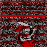 Custom Black Red-White 3D Pattern Design Knight Hero Art Authentic Baseball Jersey