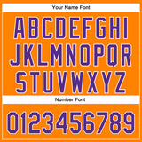 Custom Bay Orange Purple-White 3D Pattern Halloween Authentic Baseball Jersey