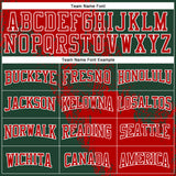 Custom Stitched Green Red-White 3D Pattern Design Abstract Brush Stroke Sports Pullover Sweatshirt Hoodie