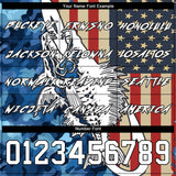 Custom Camo White-Black 3D American Flag And Fish Hook Skull Fishing Sports Pullover Sweatshirt Salute To Service Hoodie