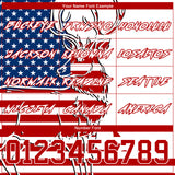 Custom White Red-US Navy Blue 3D American Flag And Deer Hunting Sports Pullover Sweatshirt Hoodie
