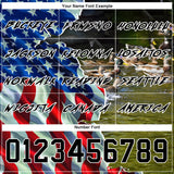 Custom Black White 3D American Flag And Duck Hunting Sports Pullover Sweatshirt Hoodie