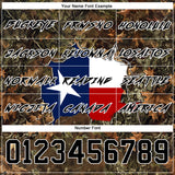 Custom Camo Black-White 3D Texas Flag And Hunting Sports Pullover Sweatshirt Hoodie