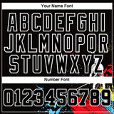 Custom Stitched Black White 3D Golfing Golf Sports Pullover Sweatshirt Hoodie