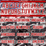 Custom Camo Red-White 3D USA Flag Sports Pullover Sweatshirt Salute To Service Hoodie