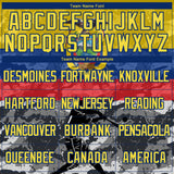 Custom Camo Yellow-Royal 3D Ecuador Ecuadorian Flag Sports Pullover Sweatshirt Salute To Service Hoodie