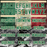 Custom Camo Kelly Green-Cream 3D Mexico Vintage Mexican Flag Sports Pullover Sweatshirt Salute To Service Hoodie