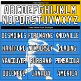 Custom Powder Blue Yellow-Black 3D Argentina Argentinian Flag Sports Pullover Sweatshirt Hoodie