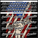 Custom Black White 3D Pattern Design American Flag Tool Wrench Labor Day Performance T-Shirt