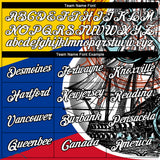 Custom Gold Royal Red-Black 3D Pattern Design Sailing Ship Columbus Day Colombian Flag Performance T-Shirt