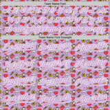 Custom Light Purple White 3D Pattern Design Father's Day Family Love Authentic Baseball Jersey