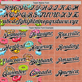 Custom Brown Black-White 3D Pattern Design Foodie Food Dessert Doughnut Authentic Baseball Jersey