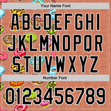 Custom Brown Black-White 3D Pattern Design Foodie Food Dessert Doughnut Authentic Baseball Jersey