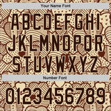 Custom Cream Brown 3D Pattern Design Foodie Food Snack Heart Chocolate Authentic Baseball Jersey